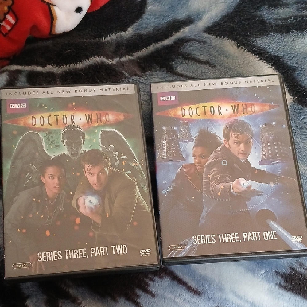 Doctor Who Series Three Part One & Part Two DVD Set - Brown/Black Covers